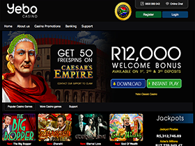 Play at Yebo Casino on Your Desktop or Mobile Device