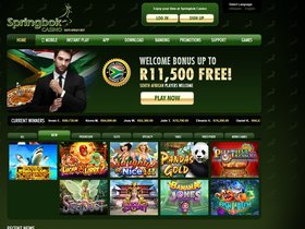 Get R250.00 Free at Springbok Casino